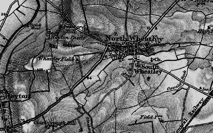 Old map of North Wheatley in 1899