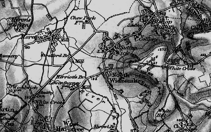 Old map of North Widcombe in 1898