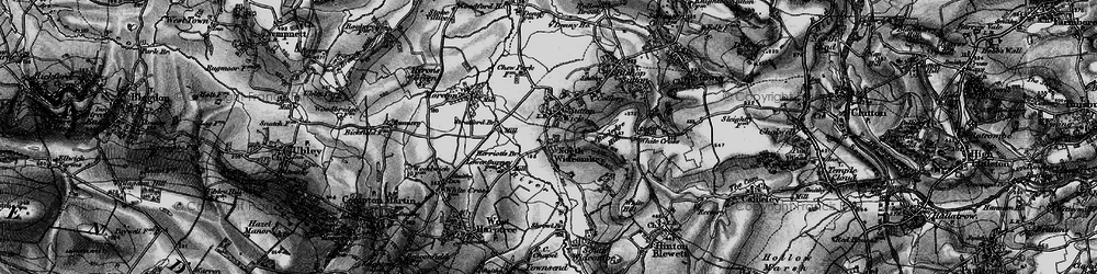 Old map of North Widcombe in 1898