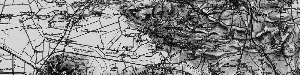 Old map of North Wootton in 1898