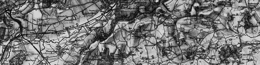 Old map of North Wootton in 1898