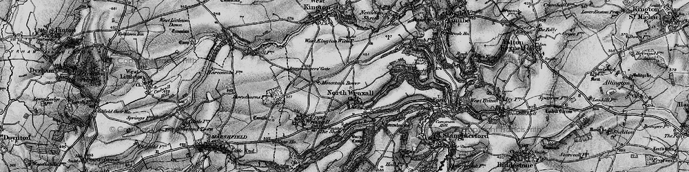 Old map of North Wraxall in 1898