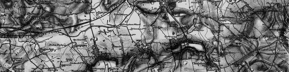 Old map of North Wroughton in 1898