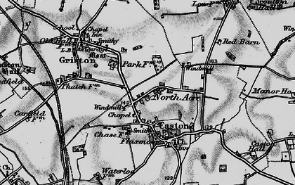 Old map of Northacre in 1898