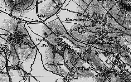 Old map of Northall in 1896
