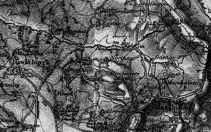 Old map of Blackwater River in 1898