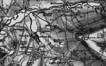 Old map of Northcott in 1898
