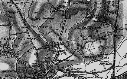 Old map of Northcourt in 1895