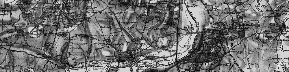 Old map of Northcourt in 1895