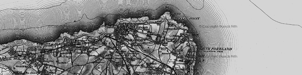 Old map of Northdown in 1895
