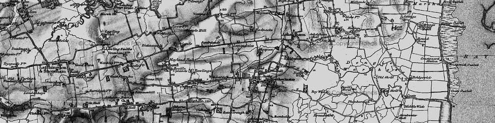 Old map of Northend in 1895