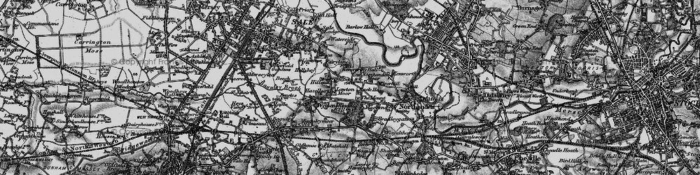 Old map of Northern Moor in 1896