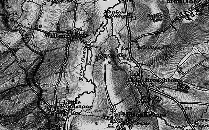 Old map of Broughton in 1896