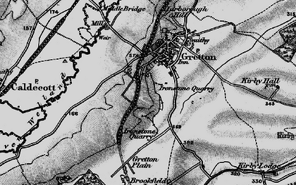Old map of Brookfield Plantation in 1898