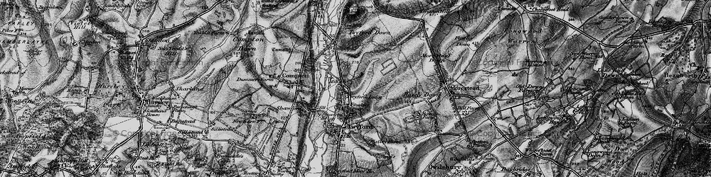 Old map of Northfields in 1895