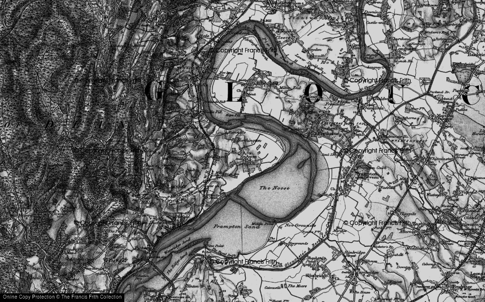 Old Map of Northington, 1896 in 1896