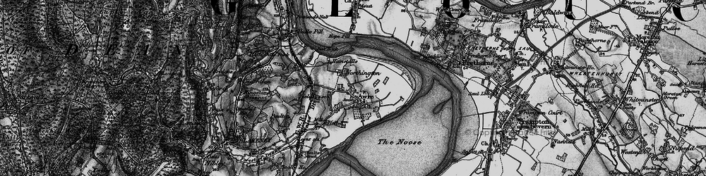 Old map of Northington in 1896