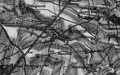 Old map of Northleach in 1896