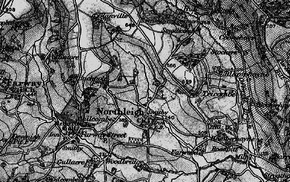 Old map of Northleigh in 1898