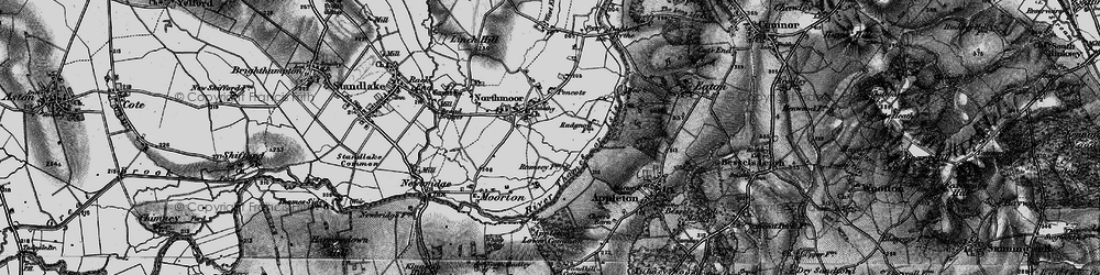 Old map of Northmoor in 1895
