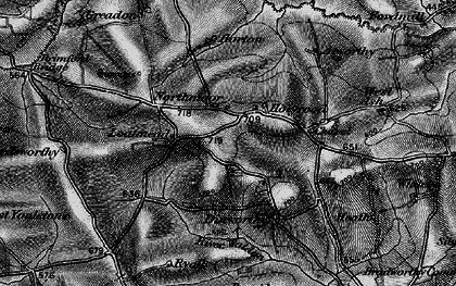Old map of Northmoor in 1895