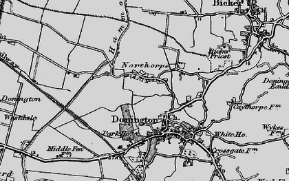 Old map of Northorpe in 1898