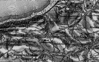 Old map of Northway in 1895