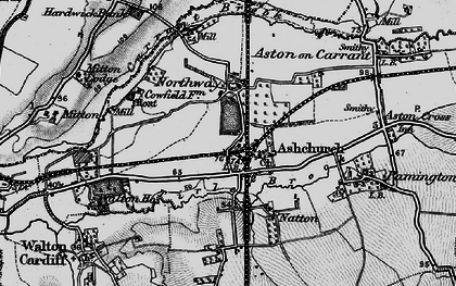 Old map of Northway in 1896