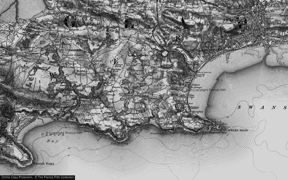 Old Map of Northway, 1897 in 1897