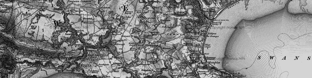 Old map of Northway in 1897