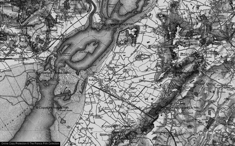 Old Map of Northwick, 1897 in 1897