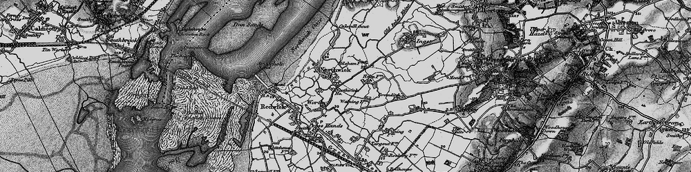 Old map of Northwick in 1897