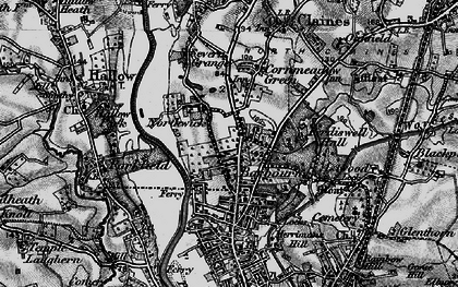 Old map of Northwick in 1898