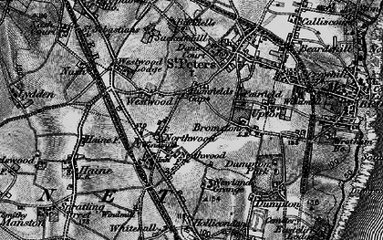 Old map of Northwood in 1895