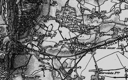 Old map of Ley Park in 1896