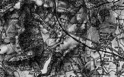 Old map of Northwood Hills in 1896
