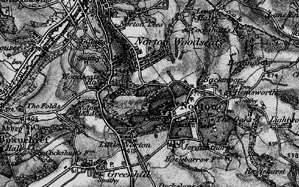 Old map of Norton in 1896