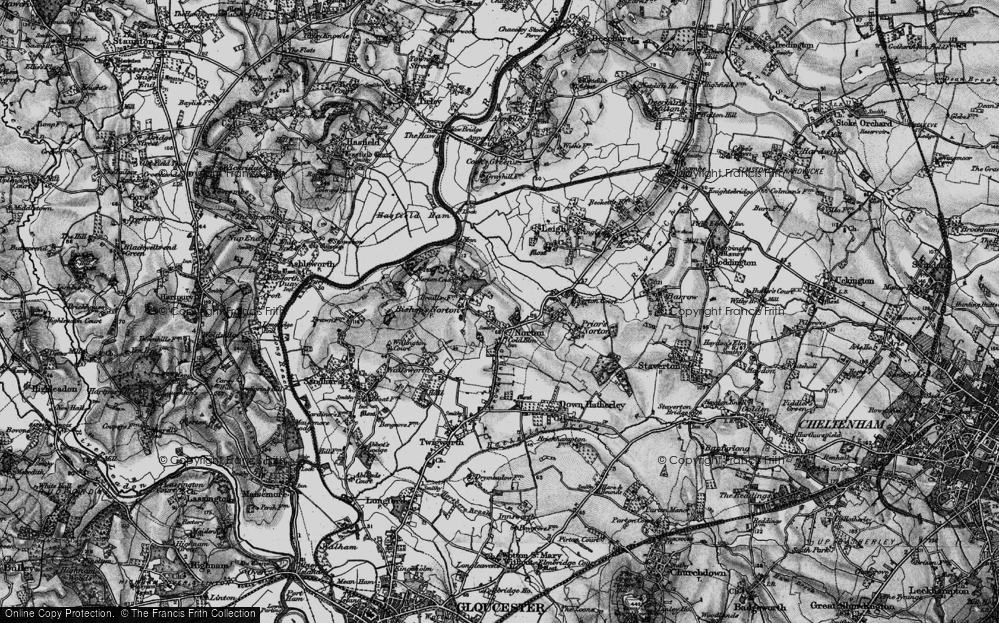 Old Maps of Wainlode Hill, Gloucestershire - Francis Frith