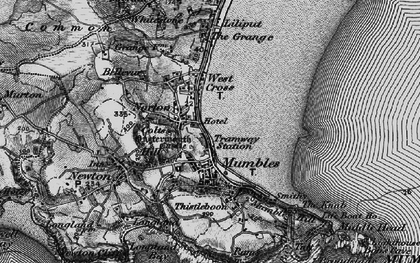 Old map of Norton in 1897