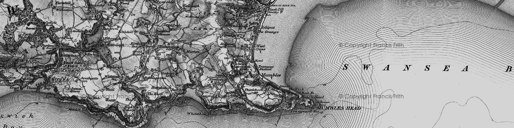 Old map of Norton in 1897