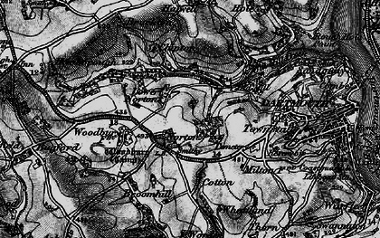 Old map of Bruckton in 1897