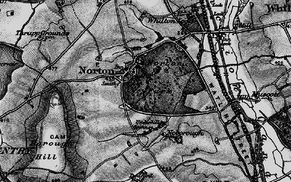 Old map of Newnham Grange in 1898