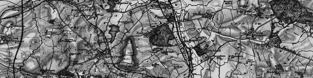 Old map of Newnham Grange in 1898