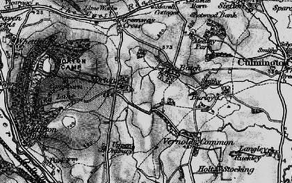 Old map of Norton in 1899