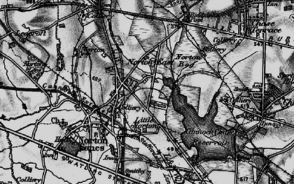 Old map of Norton East in 1898