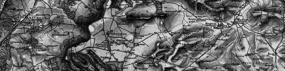 Old map of Norton Ferris in 1898