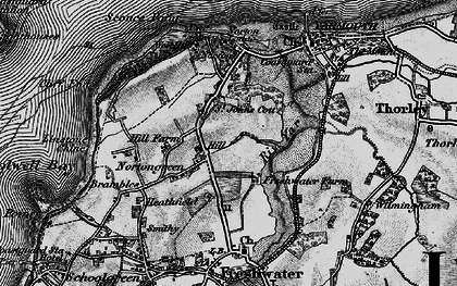 Old map of Norton Green in 1895