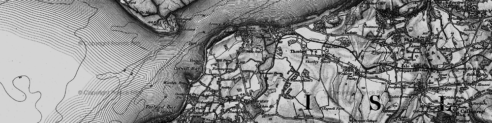 Old map of Norton Green in 1895
