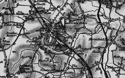 Old map of Norton Green in 1899