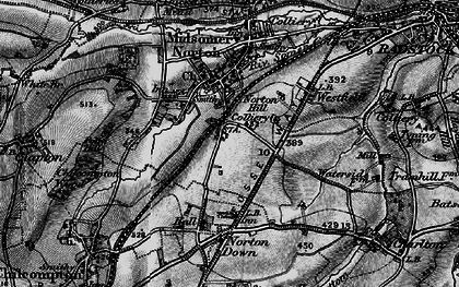 Old map of White Post in 1898